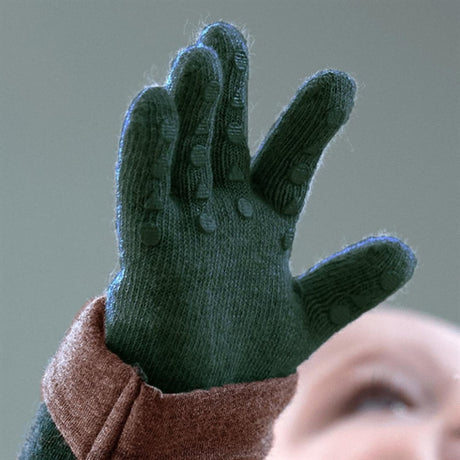 Gobabygo Uld Grip Gloves Forrest Green 2