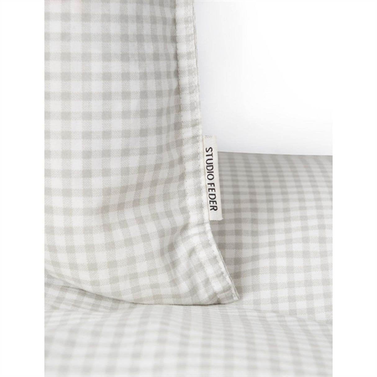 Studio Feder Sengetøj Gingham Mini Grey 2