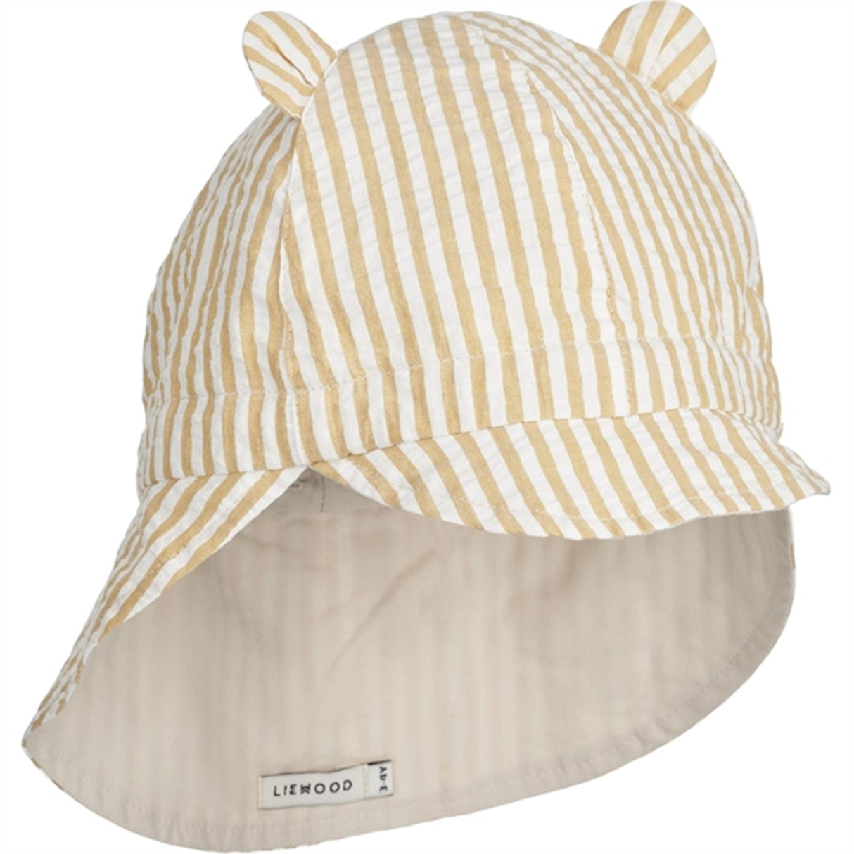 Liewood Gorm Solhat Stripe Yellow Mellow/Créme