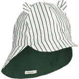 Liewood Gorm Solhat Stripes Garden Green/Creme De La Creme