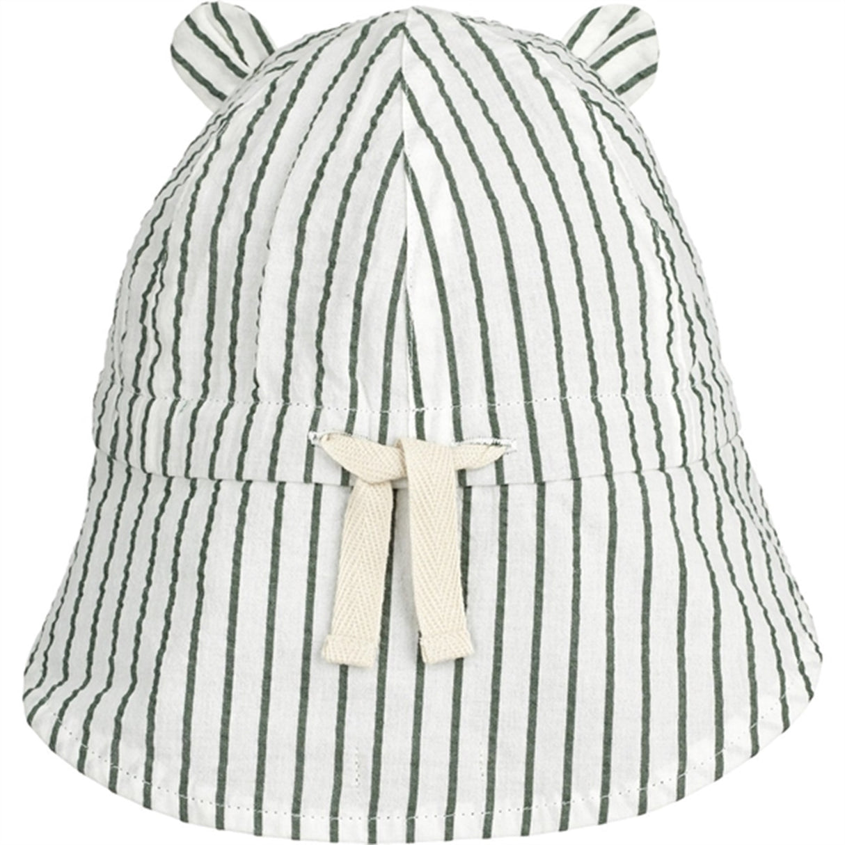 Liewood Gorm Solhat Stripes Garden Green/Creme De La Creme