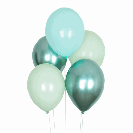 My Little Day Green Ballon 10 stk