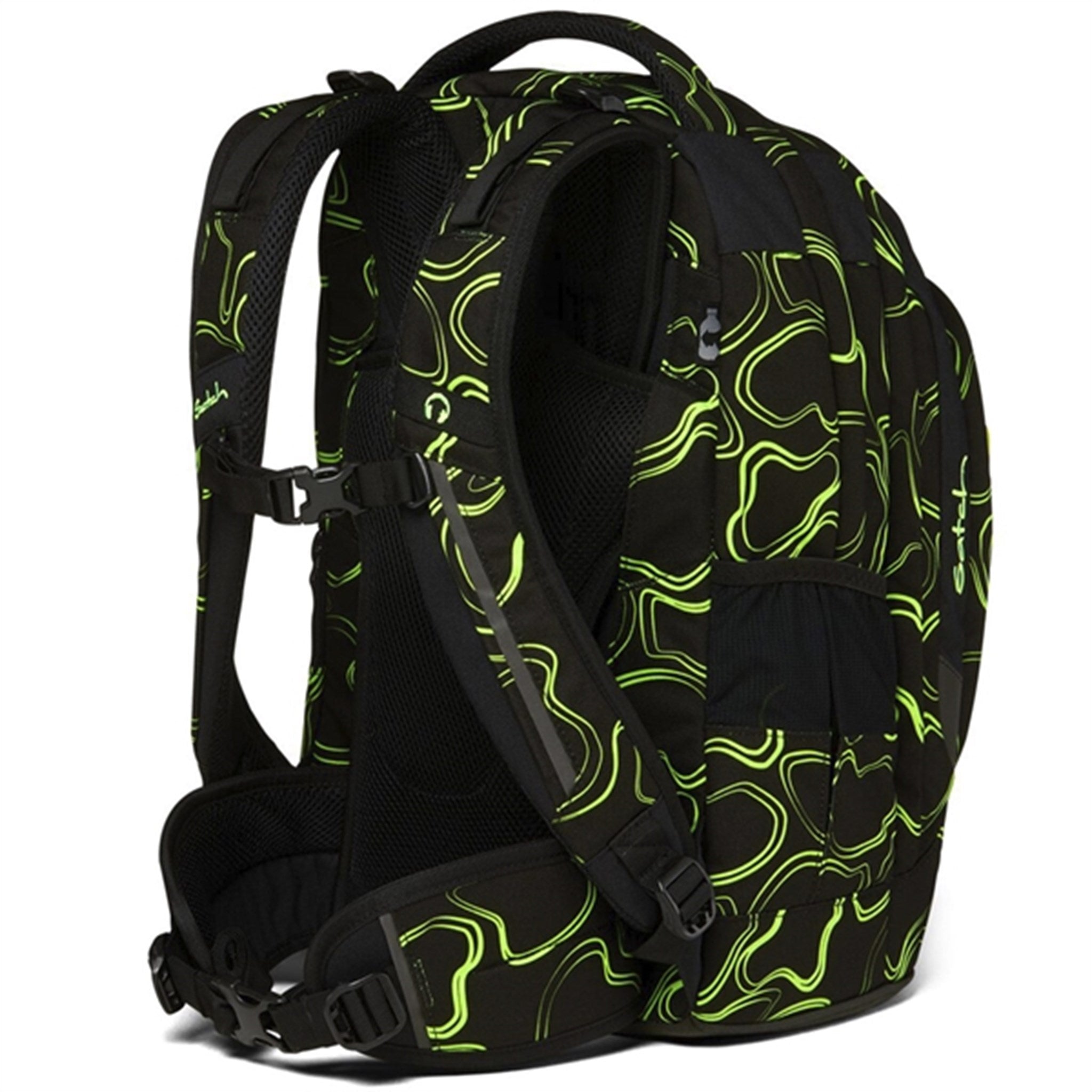 Satch Pack Skoletaske Green Supreme 4