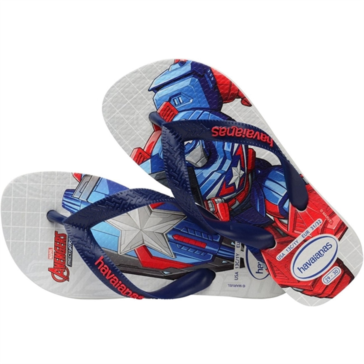 Havaianas Kids Sandaler Top Marvel II White 4