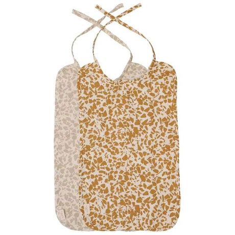 Haps Nordic Sui Hagesmæk Muslin 2-pak Terrazzo Neutral