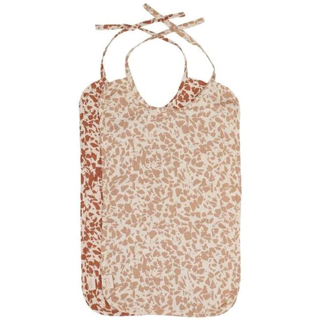 Haps Nordic Sui Hagesmæk Muslin 2-pak Warm Terrazzo