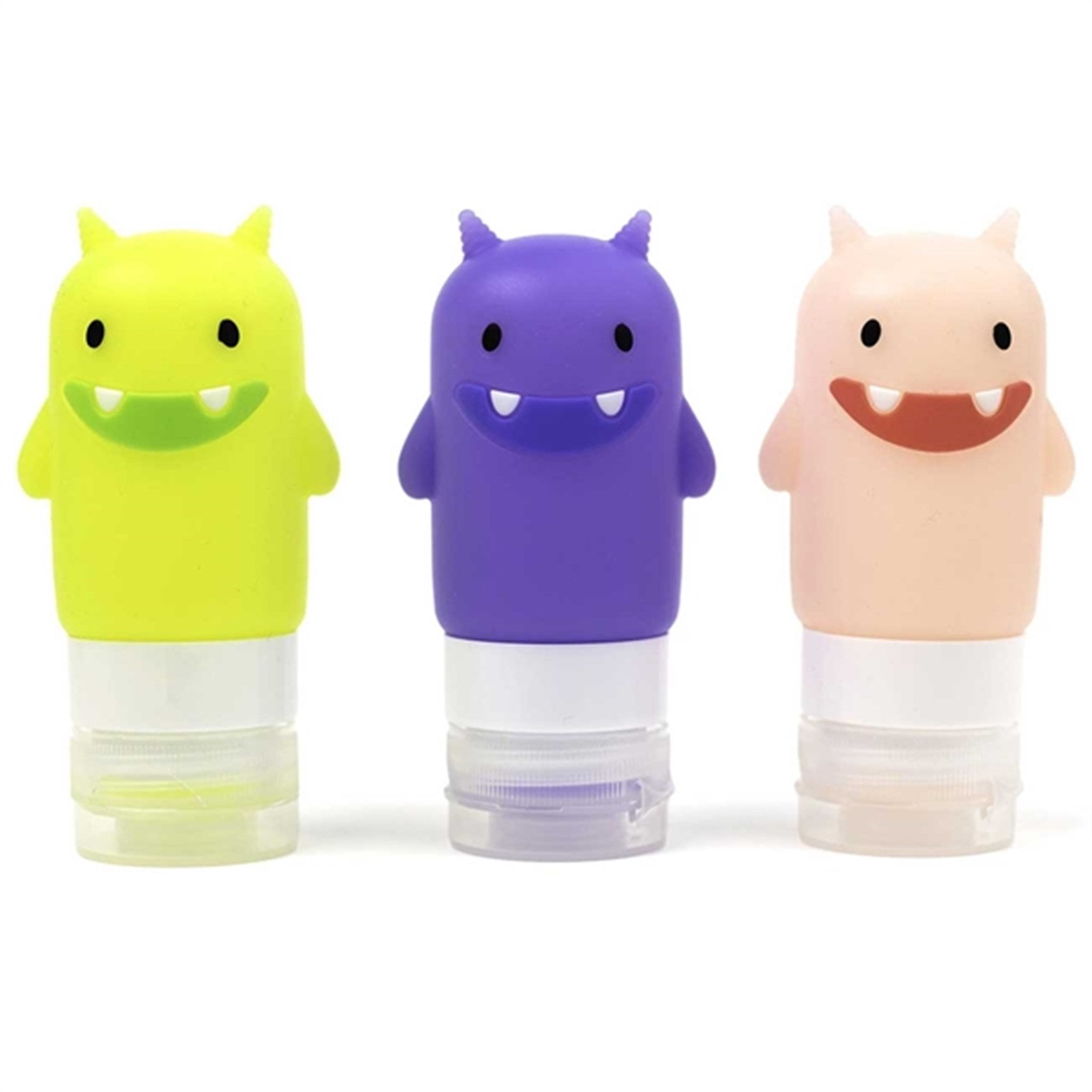 Yumbox Funny Monsters Silicone Condiment Squeeze Bottles