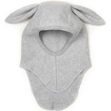 Huttelihut Bomuld Fleece Bunny Elefanthue Light Grey