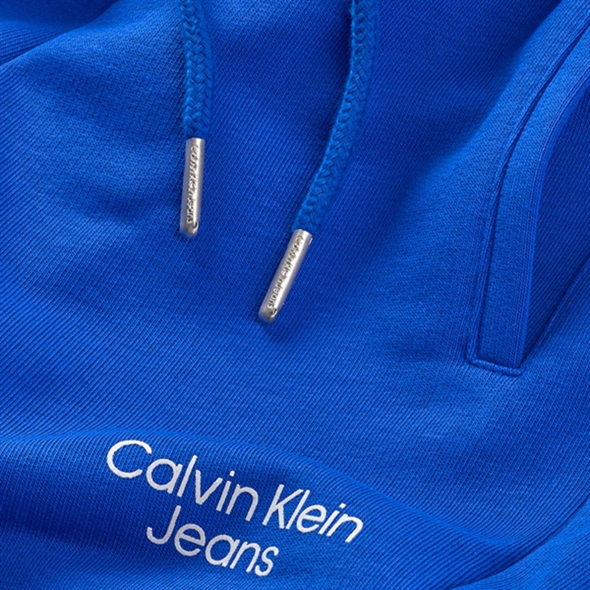 Calvin Klein Stack Logo Sweatpants Ultra Blue 2