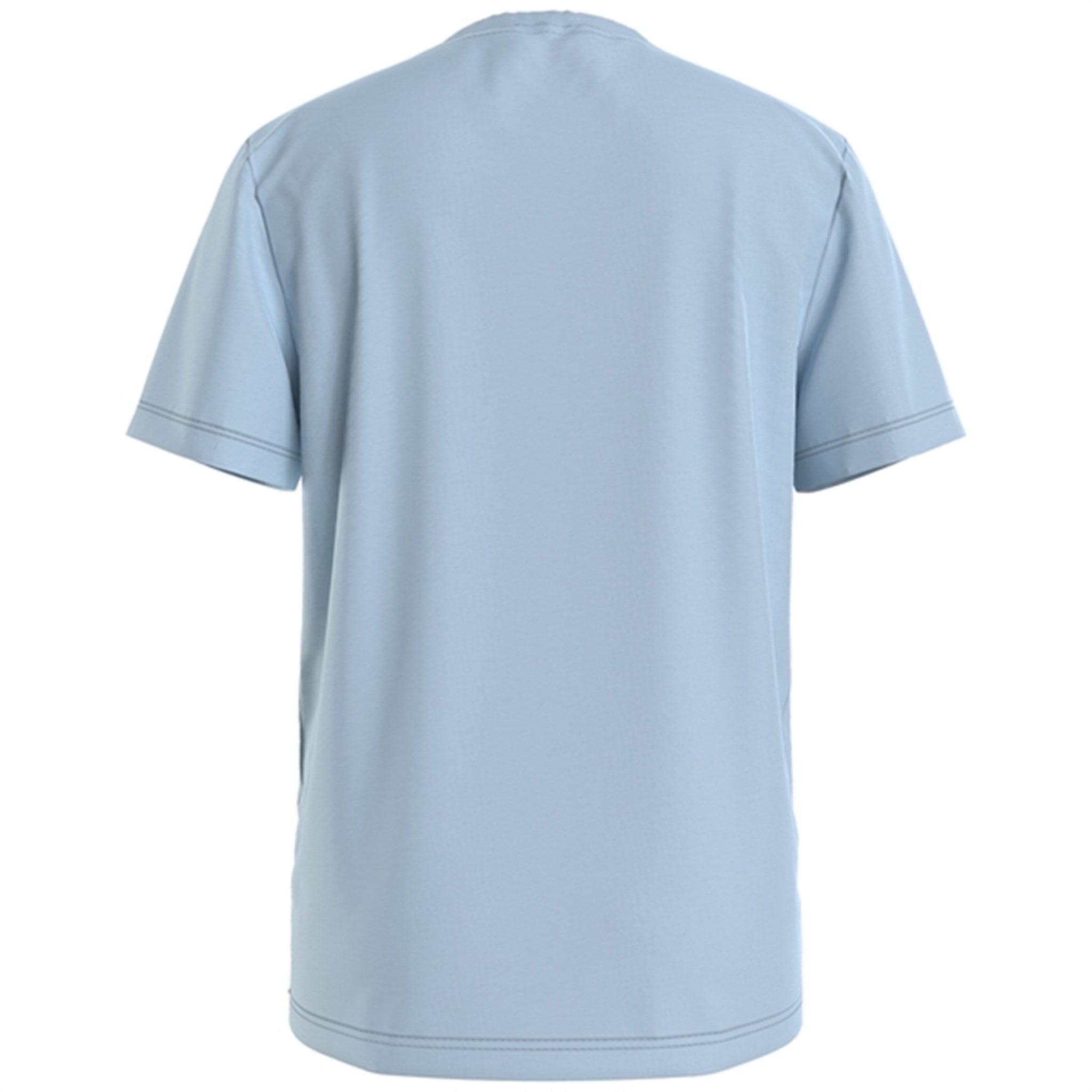Calvin Klein Stack Logo V-Neck T-Shirt Keepsake Blue 4