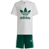 adidas Originals Dark Green Shorts Tee Sæt