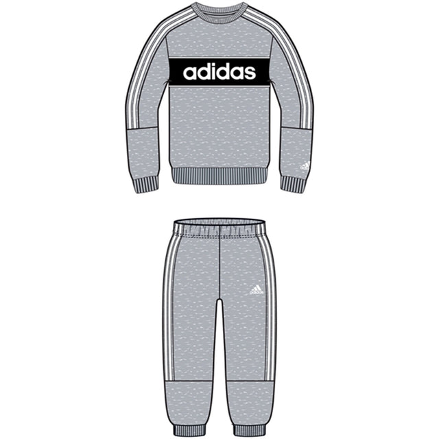 adidas Light Grey Heather Sweat Set