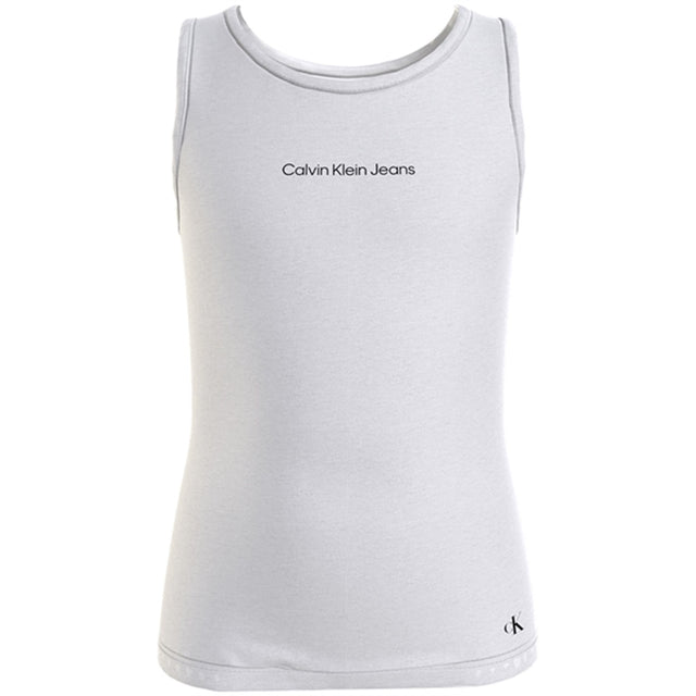 Calvin Klein Logo Tank Top Bright White