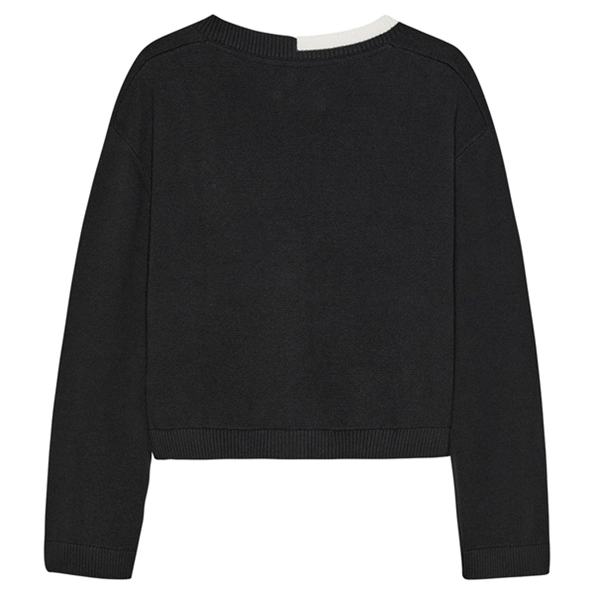 Calvin Klein Contrast Strik Cardigan Ck Black 3