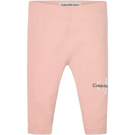 Calvin Klein Monogram Leggings Sepia Rose