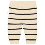 Calvin Klein Striped Cardigan Strik Sæt Black/ Vanilla Stripe 2