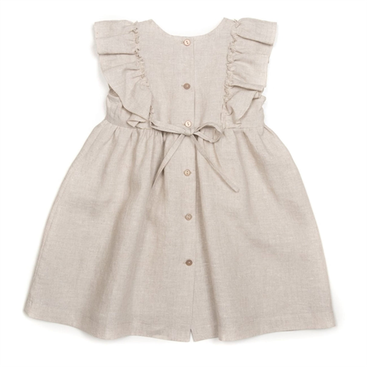 Huttelihut Isabell Linen Kjole Khaki 2