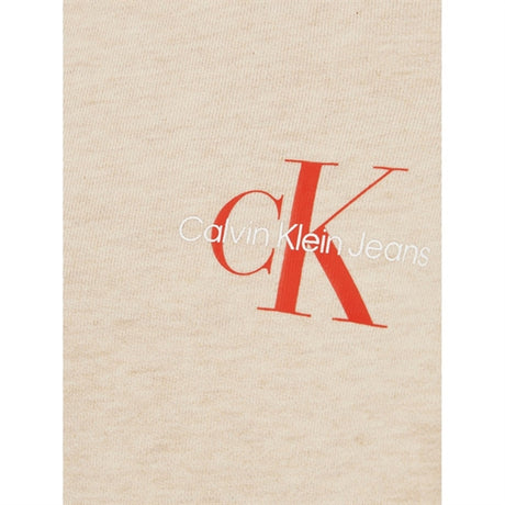 Calvin Klein Monogram Small Sweatsæt Heather Beige 2