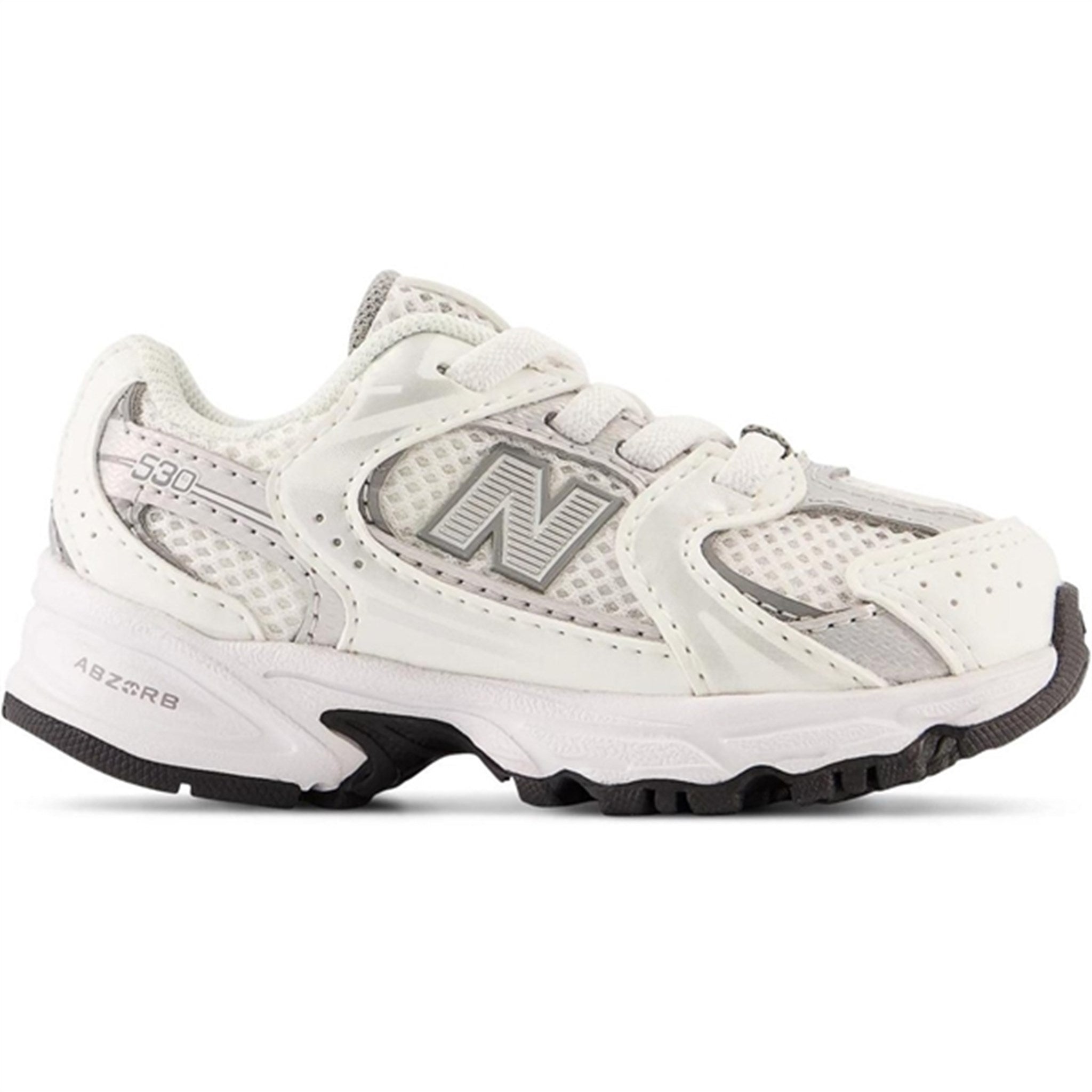 New Balance 530 Kids Bungee Lace Infant White