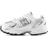 New Balance 530 Kids Bungee Lace Sneakers White