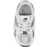 New Balance 530 Kids Bungee Lace Sneakers White