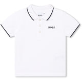 Hugo Boss Baby Short Sleeve Polo White