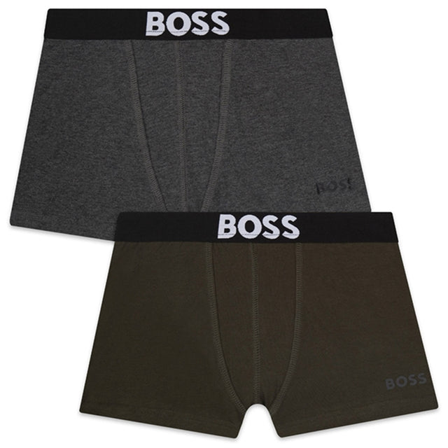 Hugo Boss Boxershorts 2 stk Charcoal Marl