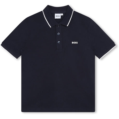 Hugo Boss Navy Polo Kortærmet