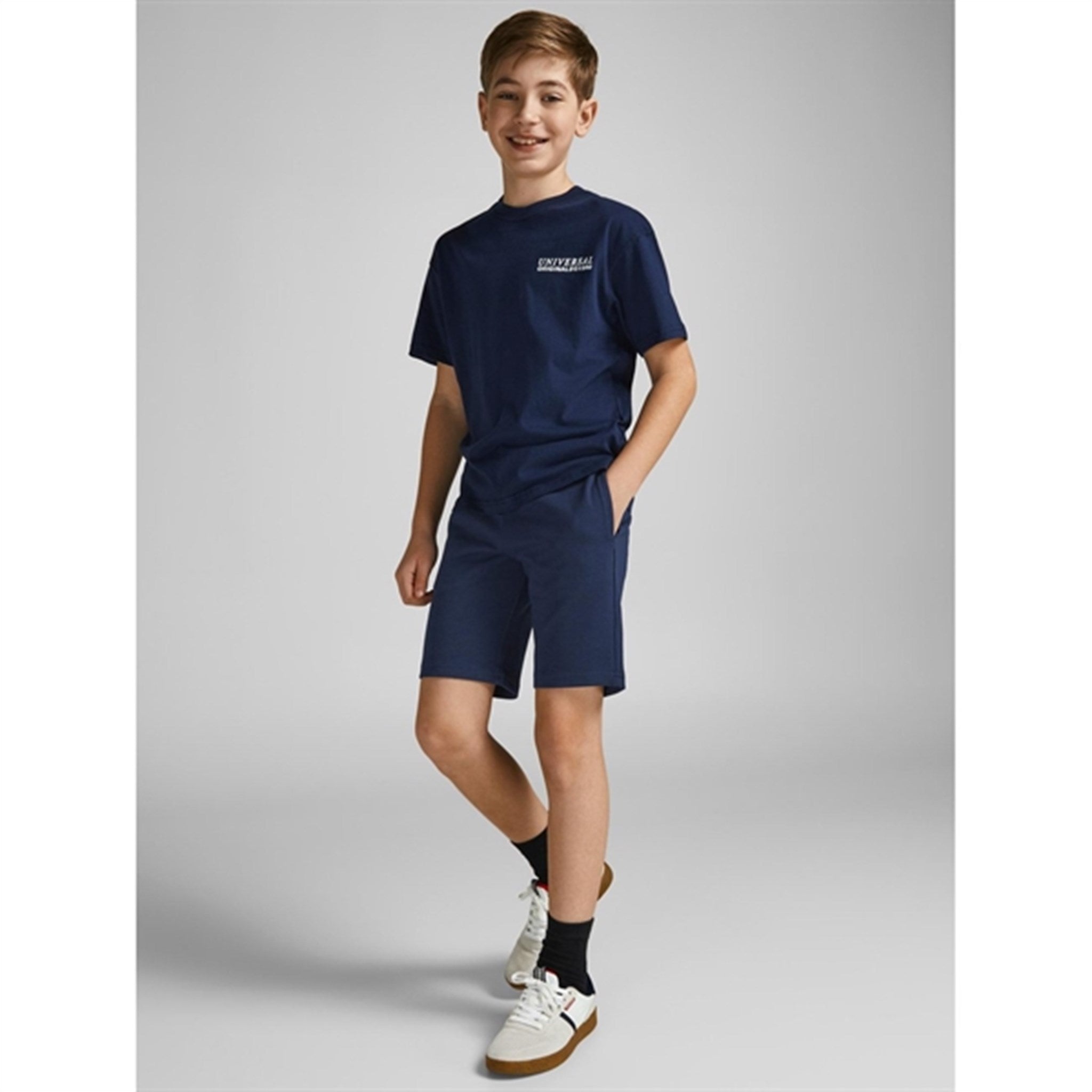 Jack & Jones Junior Navy Blazer Basic Sweat Shorts 5