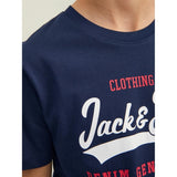 Jack & Jones Junior Navy Blazer Logo T-Shirt Noos