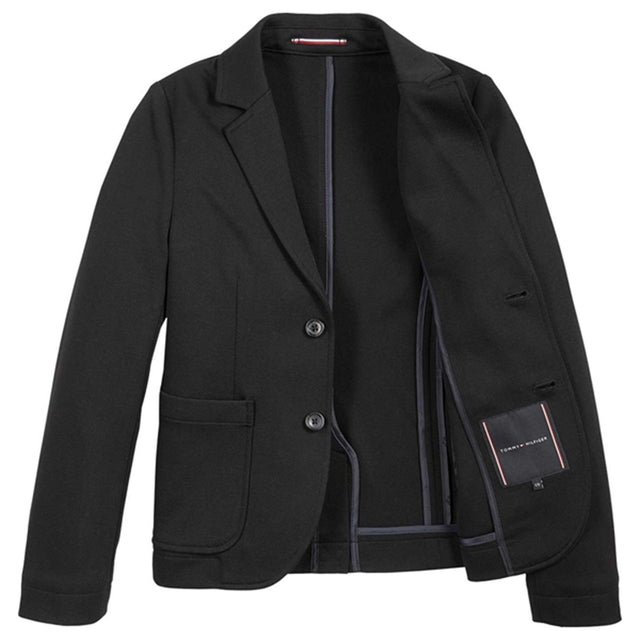 Tommy Hilfiger Comfort Pique Jersey Blazer Black