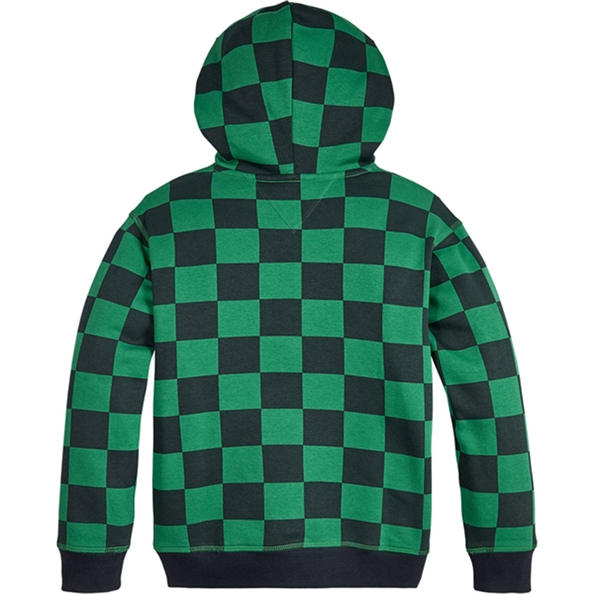 Tommy Hilfiger Checker Board Hættetrøje Green Allover / Checkerboard