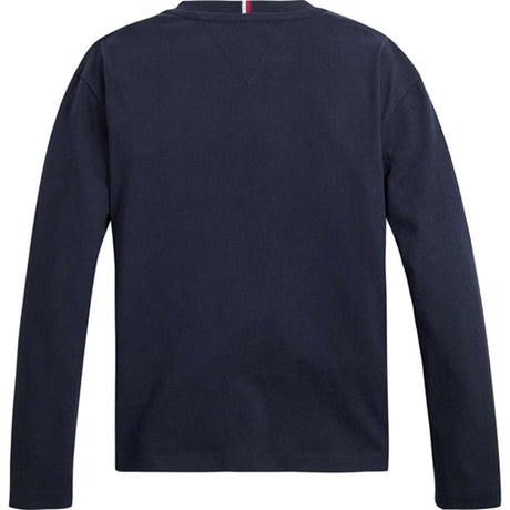 Tommy Hilfiger Cord Applique Bluse Desert Sky