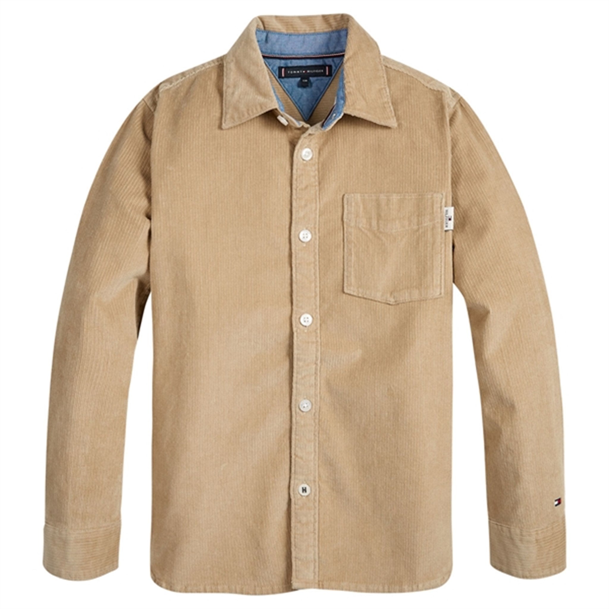 Stretch Corduroy Skjorte Classic Khaki