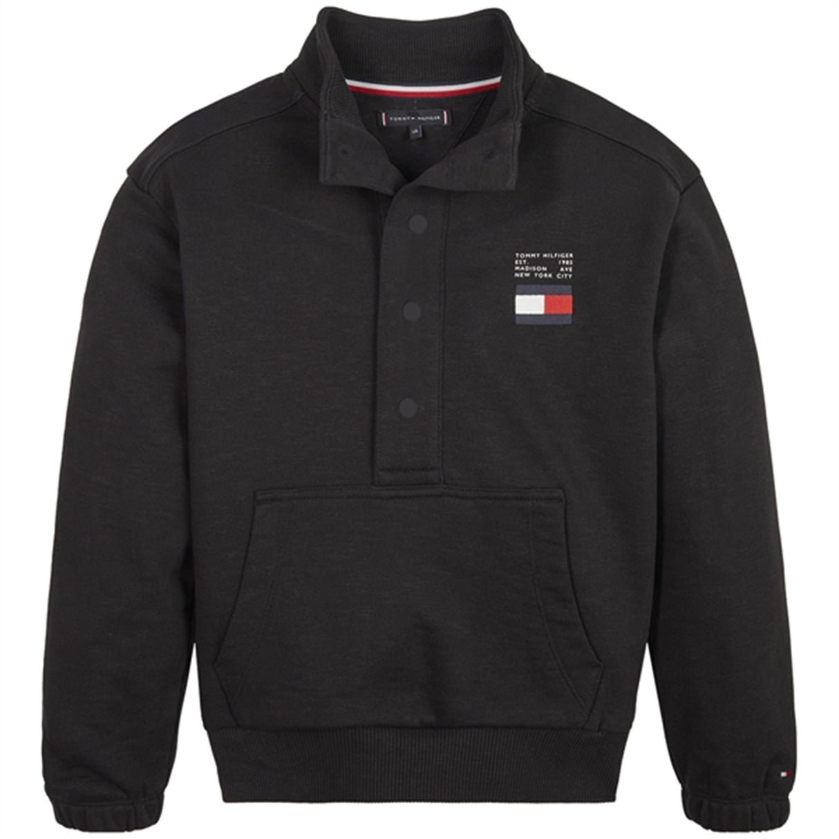 Tommy Hilfiger Flag Sweatshirt Black