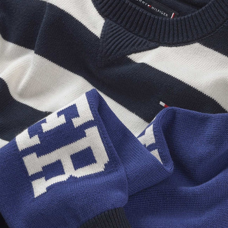 Tommy Hilfiger Multi Striped Striktrøje Pilot Blue / Stripe 2