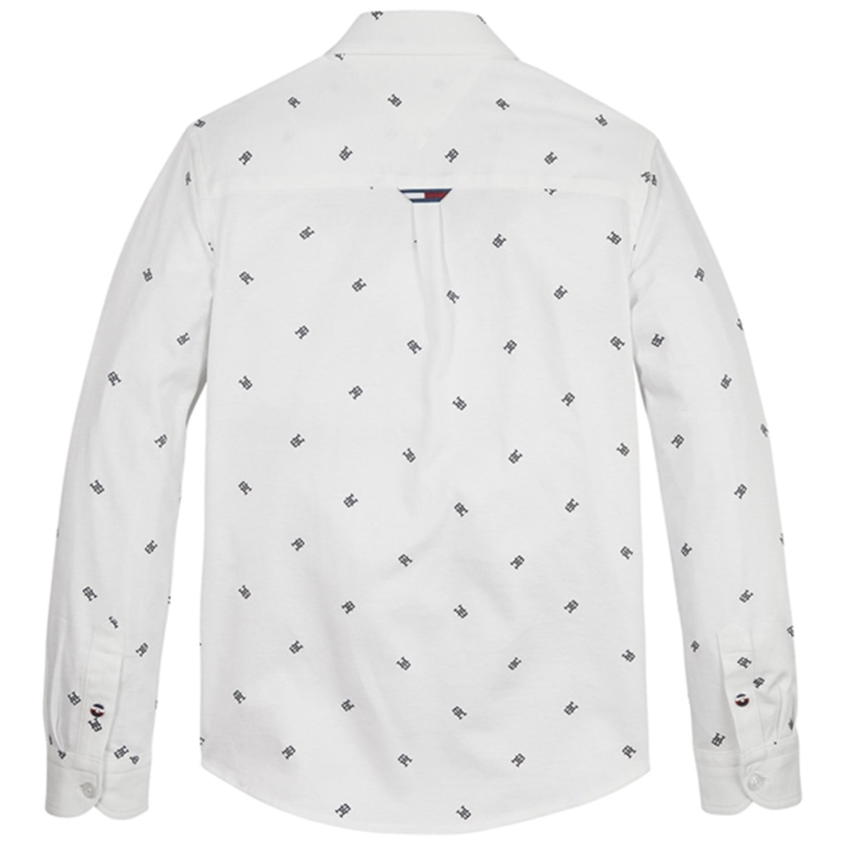 Tommy Hilfiger Monogram Jersey Skjorte White Allover 3