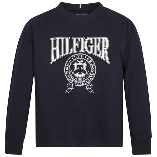 Tommy Hilfiger Varsity Bluse Desert Sky