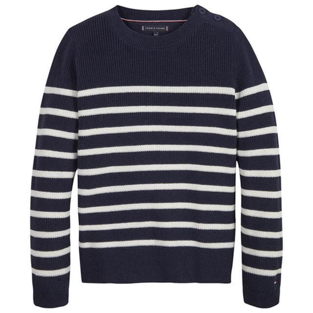 Tommy Hilfiger Classic Breton Striped Strik Desert Sky