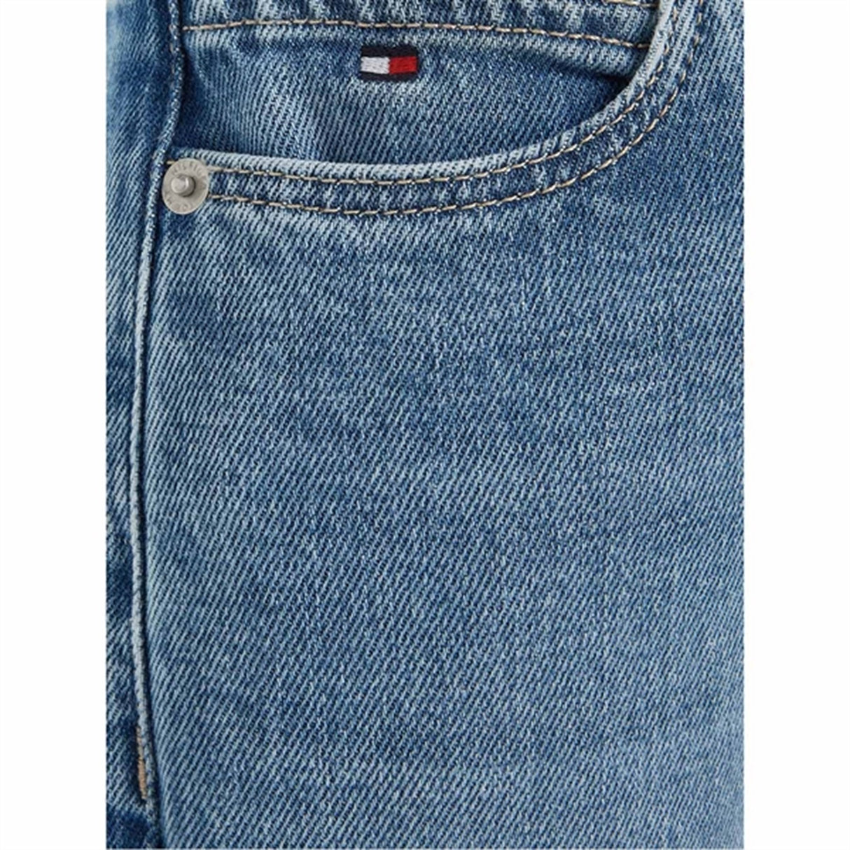 Tommy Hilfiger Modern Straight Mid Blue Wash Jeans Openendmid