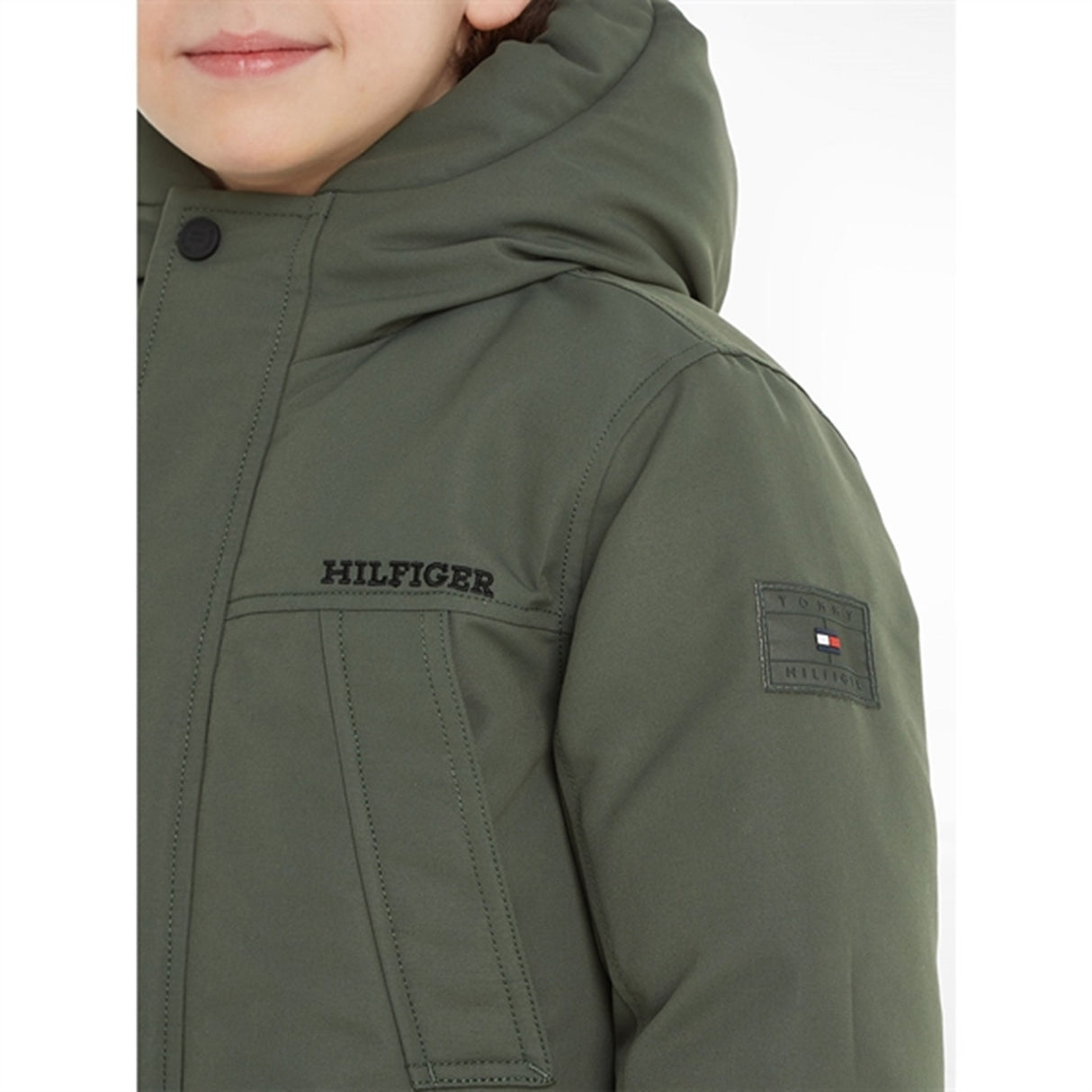 Tommy Hilfiger Tech Parka Jakke Olive Green 3