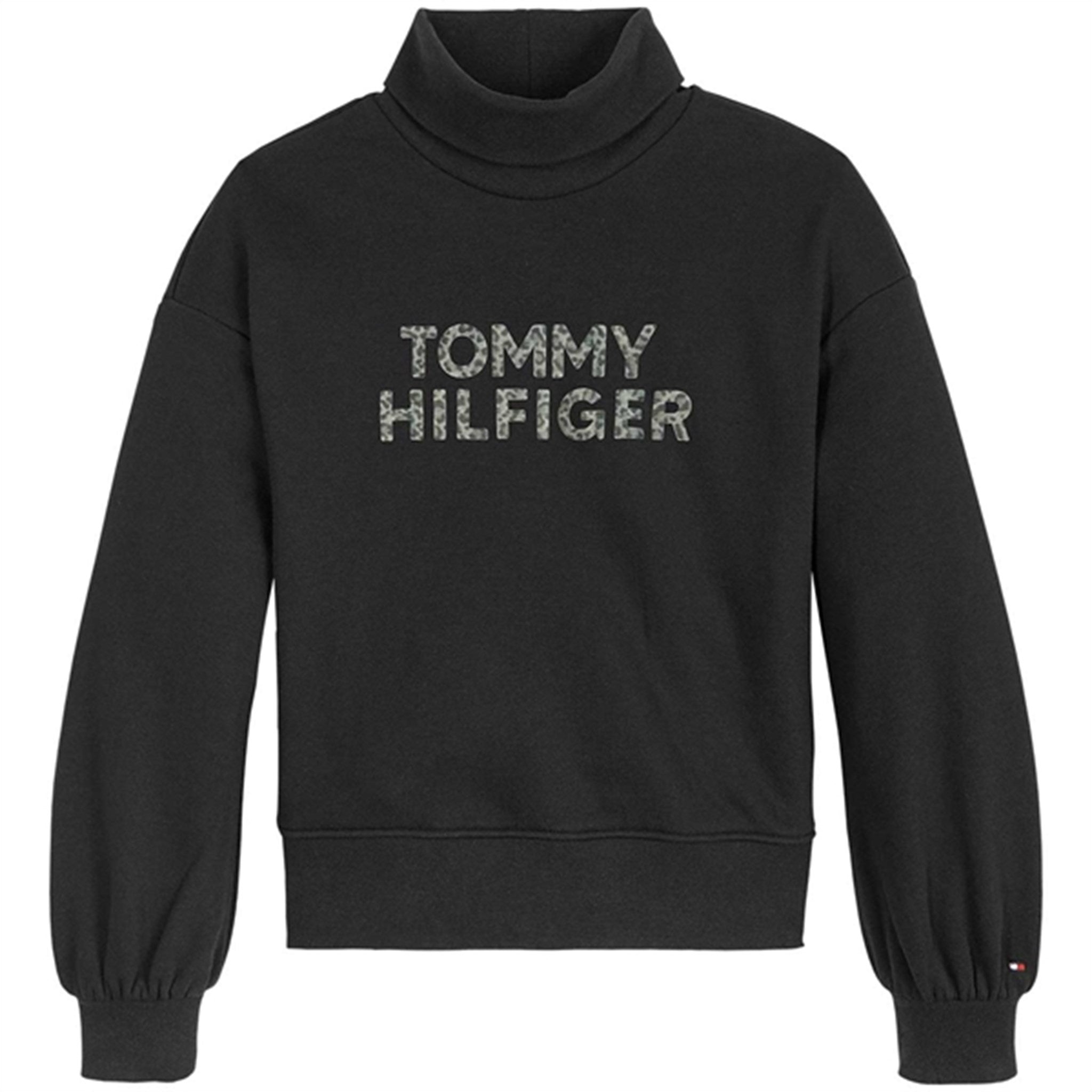 Tommy Hilfiger Roll Neck Sweatshirt Black