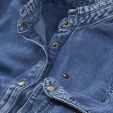 Tommy Hilfiger Denim Skjortekjole Miapopblue 2