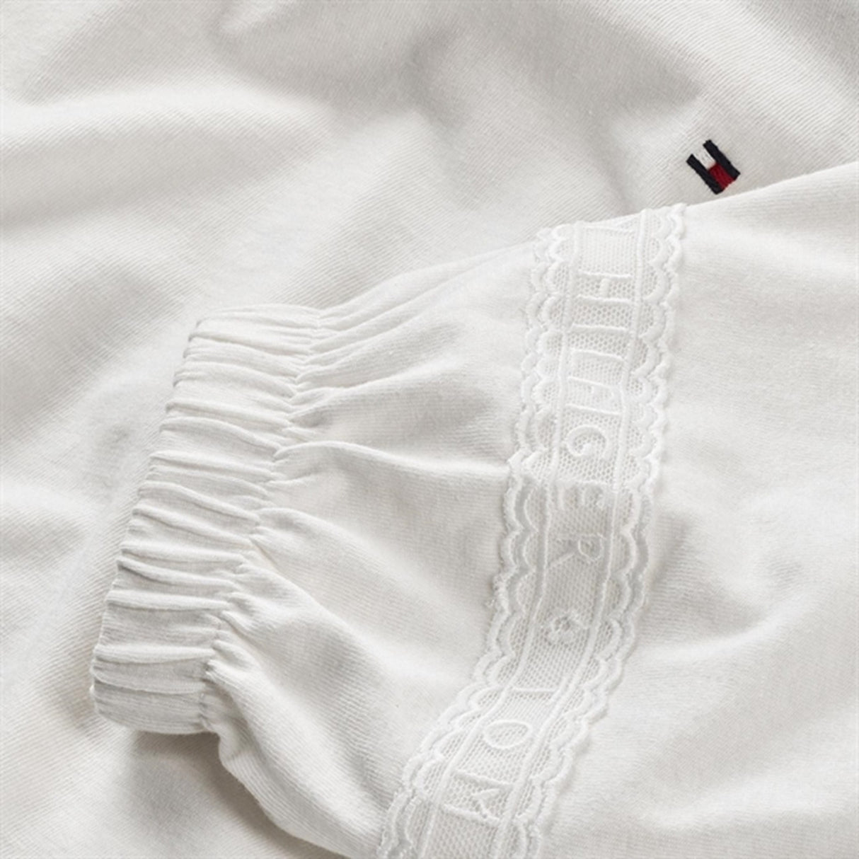 Tommy Hilfiger Lace Tape Trøje Ancient White 2