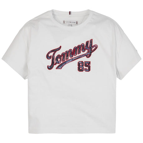 Tommy Hilfiger Paliet T-Shirt White