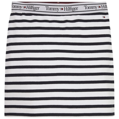 Tommy Hilfiger Tommy Graphic Stripe Rib Nederdel Desert Sky Stripe