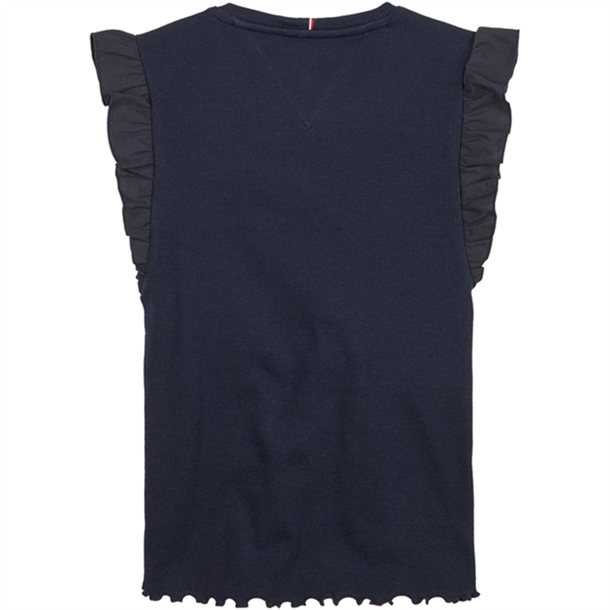 Tommy Hilfiger Ruffle Rib Tank Top Desert Sky 2