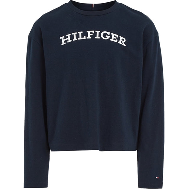 Tommy Hilfiger Monotype Bluse Desert Sky