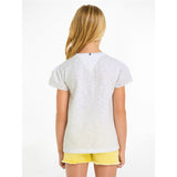 Tommy Hilfiger Broderie Anglaise Sleeve Bluse White