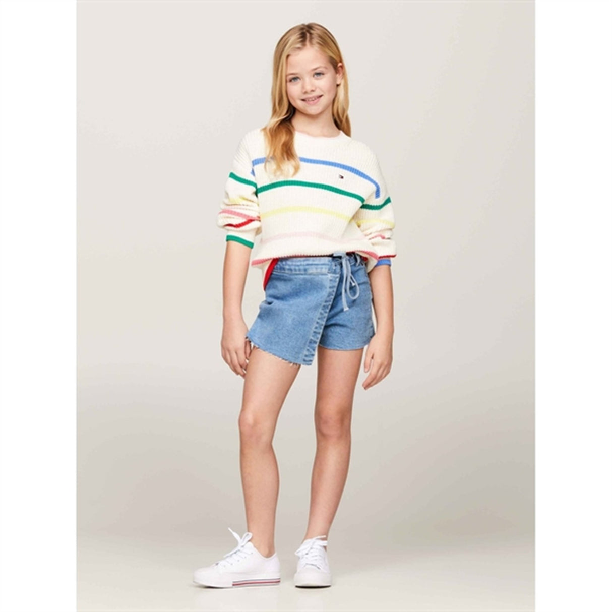 Tommy Hilfiger Denim Skorts Light Wash Lightused